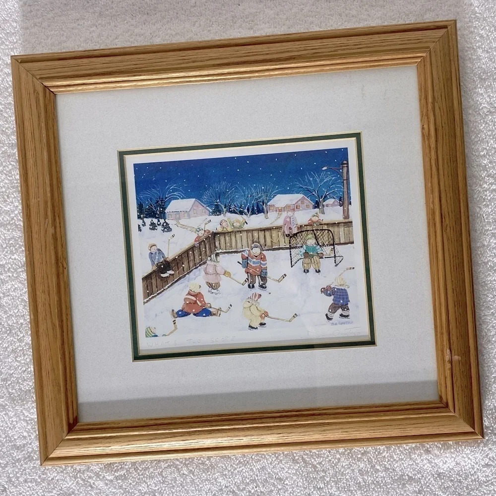 Alberto De Castro What’s The Score Framed Art
